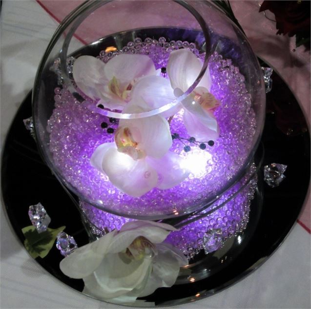 Purple Water Gel Beads – Elegant, Glossy Beads for Décor and Arrangements