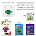 Load image into Gallery viewer, DARK GREEN Water Beads – Chic & Natural Décor for DIY Centerpieces