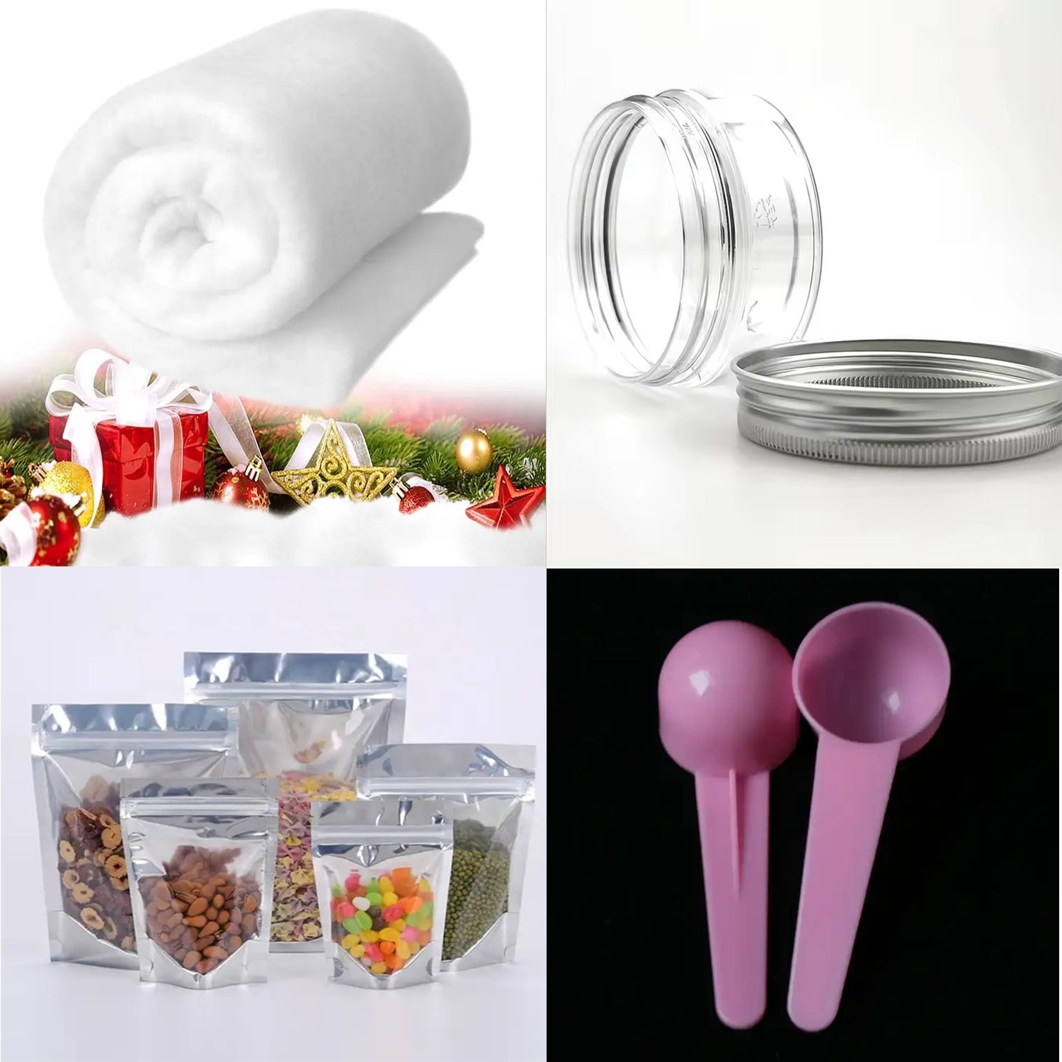 Decorative & Practical Items: PE Artificial Snow, Snow Blankets, Water Beads & More