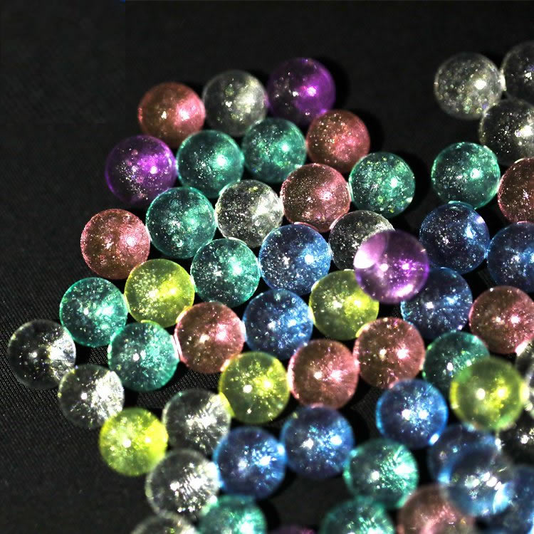 Sparkle 3D Metallic Water Beads – Glitter-Infused Beads for Décor (6-Pack)