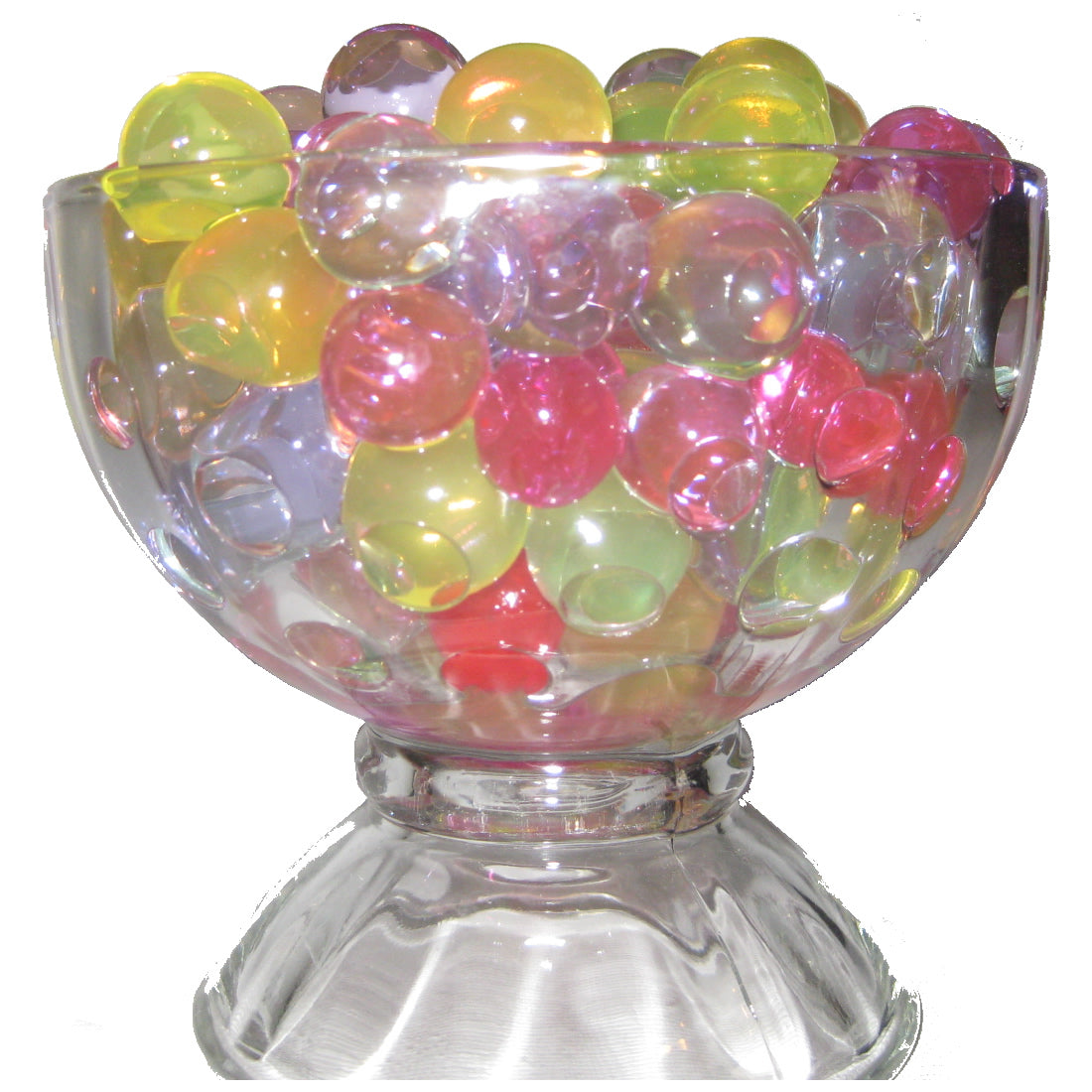 Pastel Water Gel Beads – Purple, Light Green, Yellow & Pink for Décor