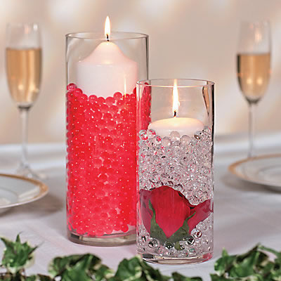 Red Water Gel Beads – Glossy, Superabsorbent Beads for Décor and Arrangements