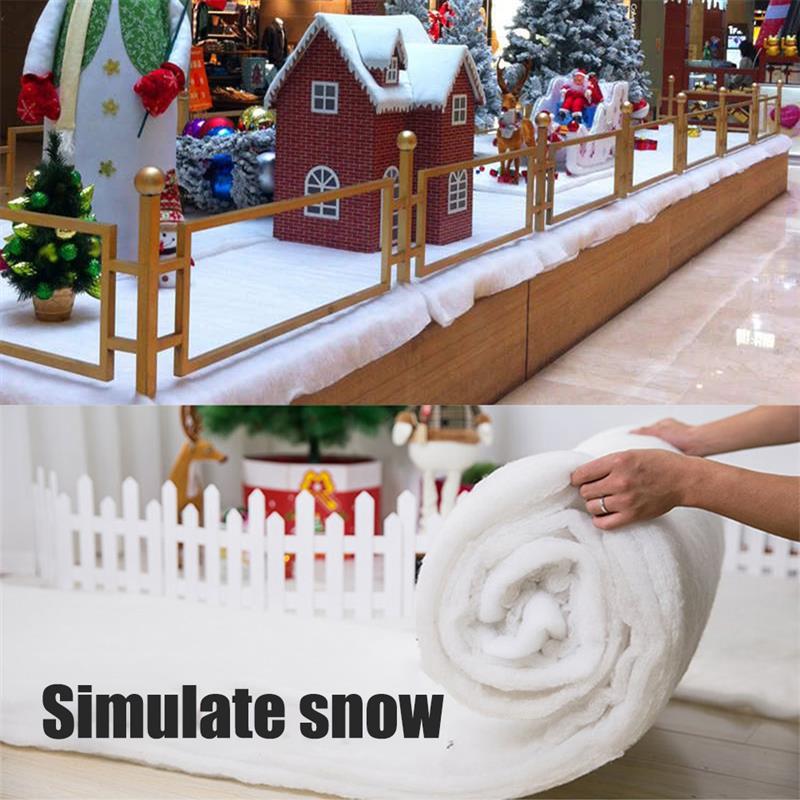 Ultra-Realistic Flame-Retardant Artificial Snow Blanket – 31.5 in x 94.5 in