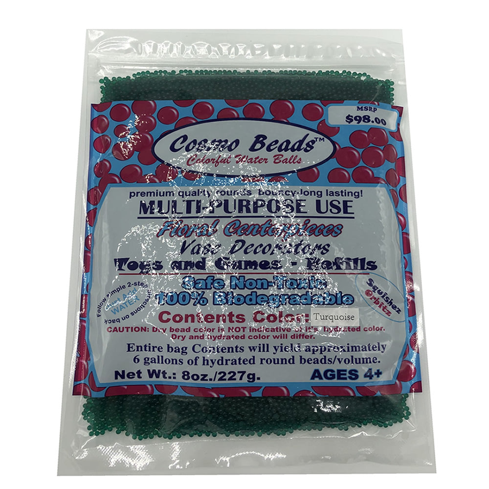 Turquoise / Teal (Tiffany Blue-Inspired) Water Gel Beads – Elegant, Glossy Beads for Décor