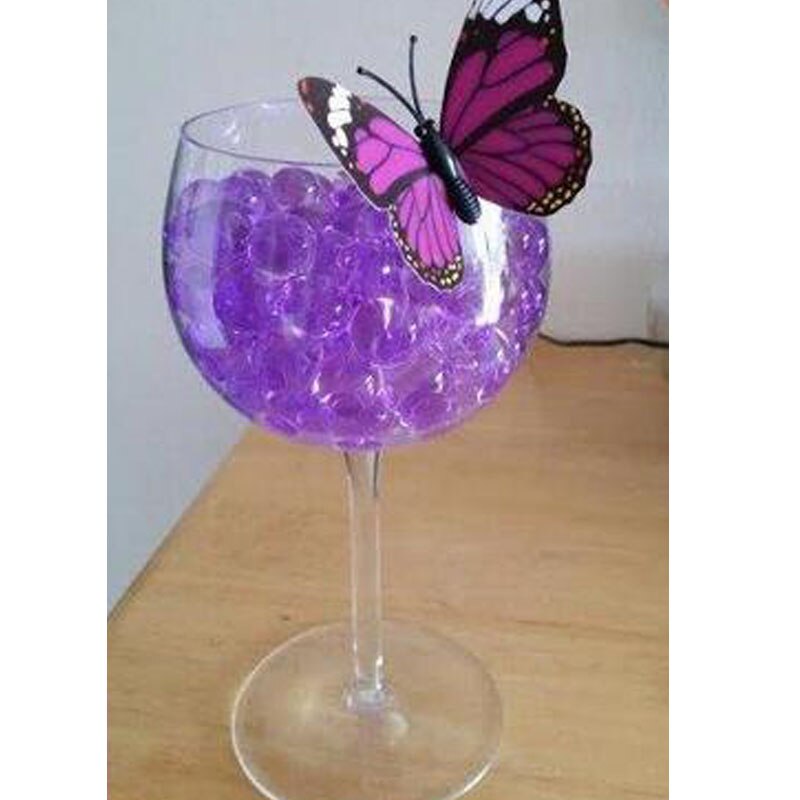 Purple Water Gel Beads – Elegant, Glossy Beads for Décor and Arrangements
