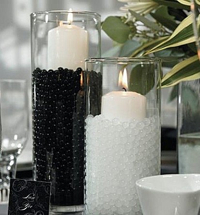 Black Water Beads – Glossy Superabsorbent Beads for Décor & Crafts