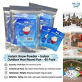 Load image into Gallery viewer, Science Gone Fun Instant Snow Powder 40 Pack non toxic artificial snow for kids party favors