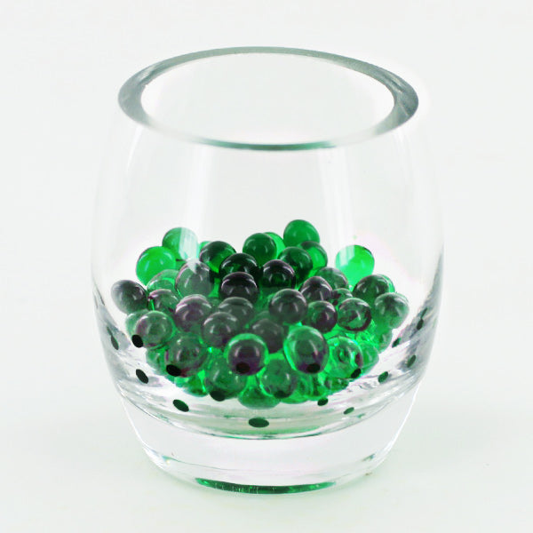 DARK GREEN Water Beads – Chic & Natural Décor for DIY Centerpieces