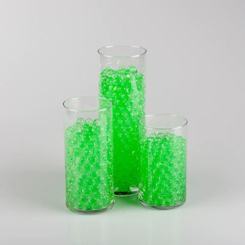 Green Water Crystal Gel Beads – Superabsorbent Beads for Decor, Events & DIY Projects