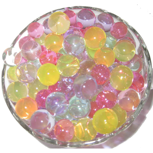 Pastel Water Gel Beads – Purple, Light Green, Yellow & Pink for Décor