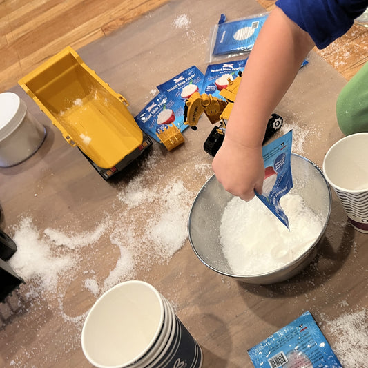 Science Gong Fun® Instant Snow Powder – 10g Individual Wraps, 20-Pack