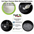 Load image into Gallery viewer, Soil Vigor Fine Potassium Polymer - Premium Water-Storing SAP Crystals for soil moisture retention and plant health.