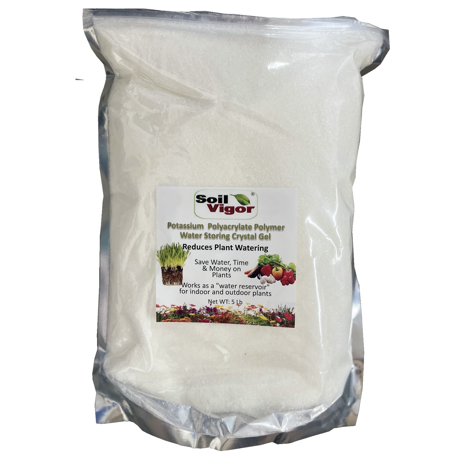 5 LB Soil Vigor® Fine SAP Granules – Boost Soil Moisture & Root Health