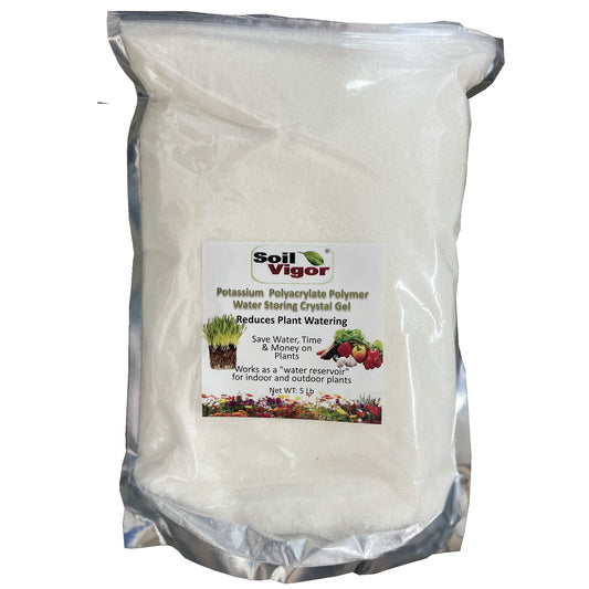 5 LB Soil Vigor® Fine SAP Granules – Boost Soil Moisture & Root Health