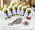 Load image into Gallery viewer, Sparkle 3D Metallic Water Beads in a decorative display, perfect for elegant vase decor, 6-pack set.
