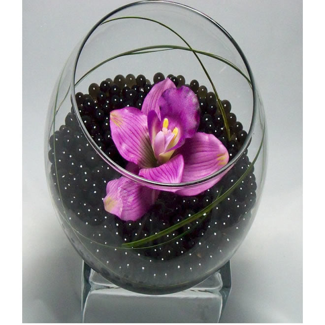 Black Water Beads – Glossy Superabsorbent Beads for Décor & Crafts