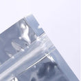 Load image into Gallery viewer, Glossy Stand-Up Barrier Pouches (Clear Front, Silver Back) – 200 Pieces
