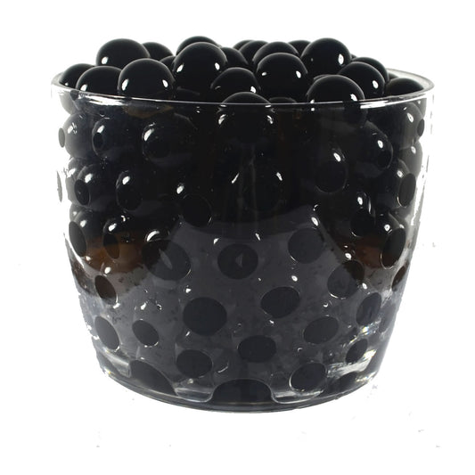 Black Water Beads – Glossy Superabsorbent Beads for Décor & Crafts