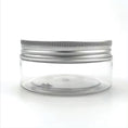 Load image into Gallery viewer, Clear PET Jars with Perforated Aluminum Lids and Liners - 80 ml, Pack of 24
