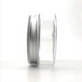 Load image into Gallery viewer, Clear PET Jars with Perforated Aluminum Lids and Liners - 80 ml, Pack of 24
