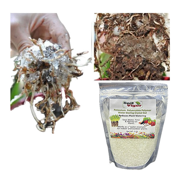 Soil Vigor® 5-10 Mesh Potassium Polymer Crystals for Garden – 40 lb