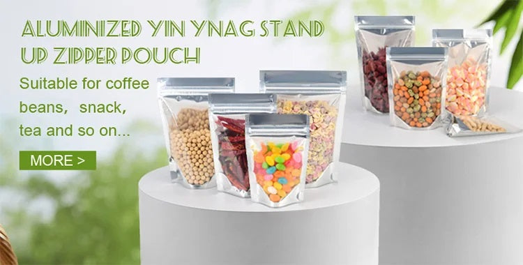 🔥 50% OFF LIMITED TIME SALE! Glossy Stand-Up Barrier Pouches - 200 Bags Per Set