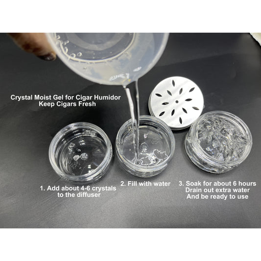 Cigar Humidifier Crystal Gel | 70% RH Control Kit