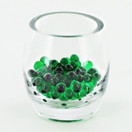 DARK GREEN Water Beads – Chic & Natural Décor for DIY Centerpieces