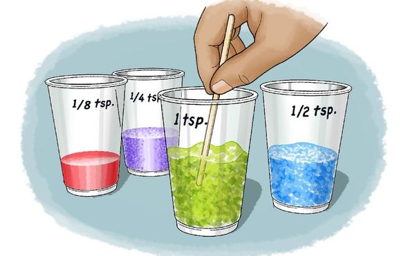 8 oz Super Absorbent Polymer Powder (Sodium Polyacrylate) – Diaper Gel for Science Experiments, Sensory Play, Magic Tricks & DIY Projects