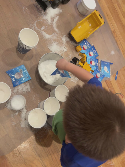 Kids Party and Activity Package: 40 Packs of Instant Snow Powder