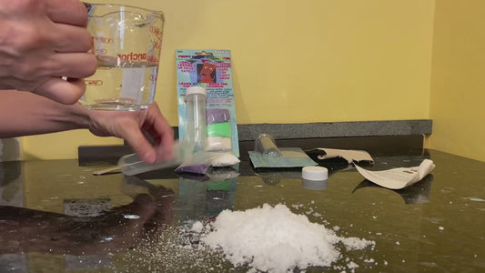 12 Blisters of Color Snow Powder - Kids Party Activity