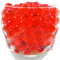 Load image into Gallery viewer, Red Water Gel Beads – Glossy, Superabsorbent Beads for Décor and Arrangements
