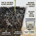 Load image into Gallery viewer, Soil Vigor Fine Potassium Polymer promoting aeration and moisture retention in soil, improving plant health and growth.
