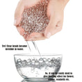 Load image into Gallery viewer, Demonstration of Transparent Water Gel Beads expanding up to 400x their dry size using a high-yield superabsorbent polymer formula.
